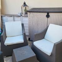 set arredo giardino/terrazzo 