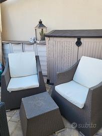 set arredo giardino/terrazzo 