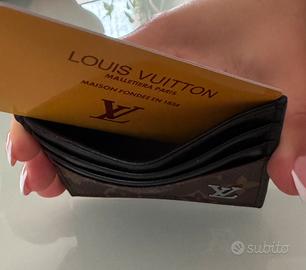 Porta carte portafoglio in pelle