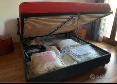LETTO MATRIMONIALE FLOU KING SIZE