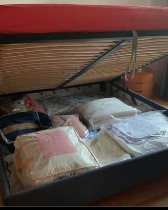LETTO MATRIMONIALE FLOU KING SIZE