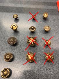 Pomelli in ottone nuovi