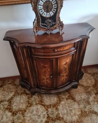 Mobile Credenza Bombata in Legno Pregiato