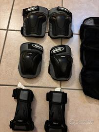 Set polsiere gomitiere ginocchiere