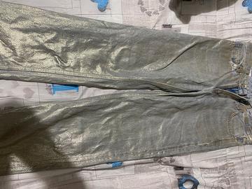jeans brillantinato