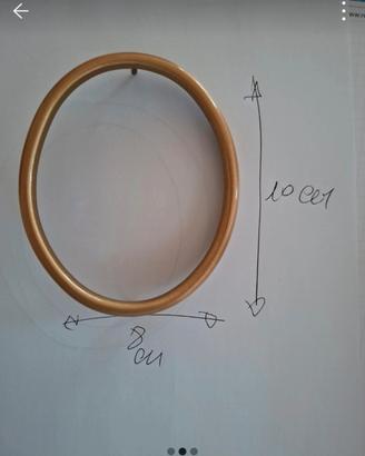 cornice bronzo 8x10  con perni