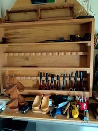 mobile teca porta pipe in faggio