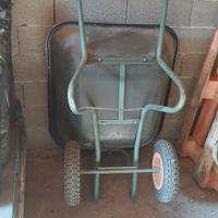 cariola da giardinaggio a due ruote