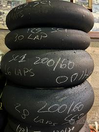 Gomme moto usate e nuove pista e strada