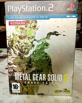 Metal Gear Solid 3 Snake Eater PS2 Steelbook ITA