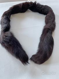 Collo in pelliccia vera di volpe