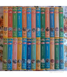 DISNEY Videocassette ANNI 90 Vintage Collana Da 26