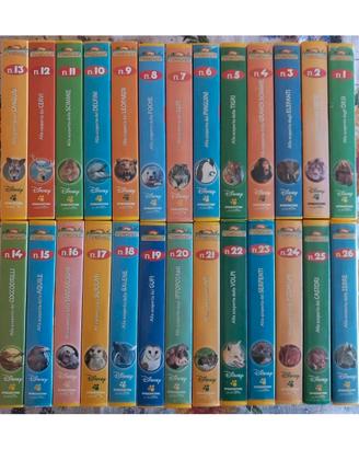 DISNEY Videocassette ANNI 90 Vintage Collana Da 26