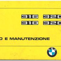 BMW 316-318-320-320i LIBRETTO USO E  MANUT.NE '75