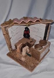 Scenografia  presepe Angolo del fabbro - Arrotino