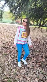 gilet all'uncinetto 