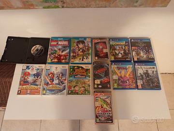 set giochi PS4 GAME CUBE WII WIIU PSP 