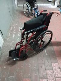 sedia a ruote pieghevole 