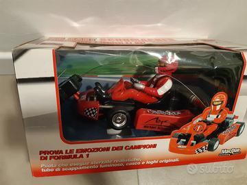 Rc model go kart michael schumacher 