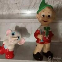 Pinocchio ed Elefantino vintage
