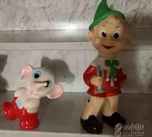 Pinocchio ed Elefantino vintage