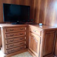 Mobile Tv ad angolo in ciliegio