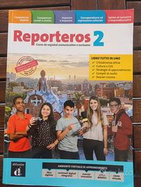 Libro di spagnolo "Reporteros 2"