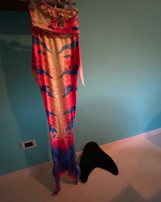 Costume sirena nuoto bimba