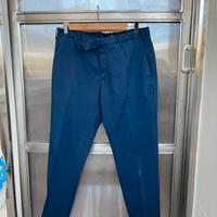 Pantalone uomo incotex tg 54 cotone blu chiaro