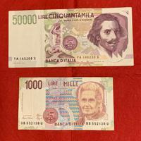 Banconote 💶 della lira