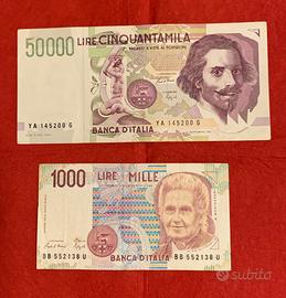 Banconote 💶 della lira