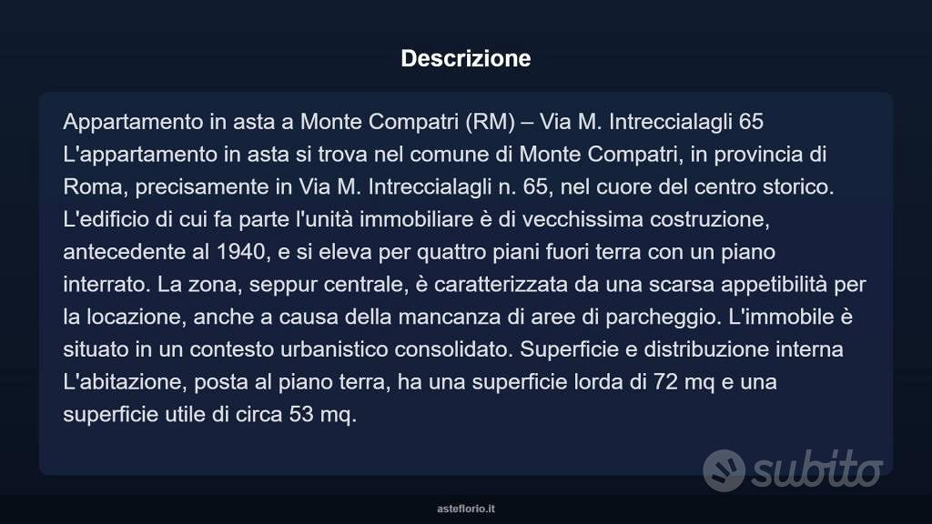 Appartamento – Monte Compatri, Pratarena - Vista 4