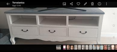 Mobile porta tv stile barocco