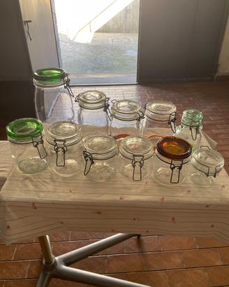 Vasi per conserve in vetro