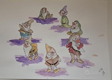 Disegno Sette Nani