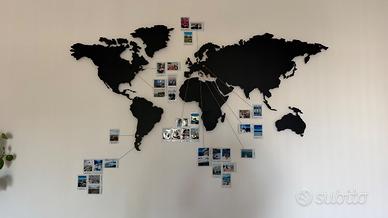 Decorazione magnetica Mappa del mondo