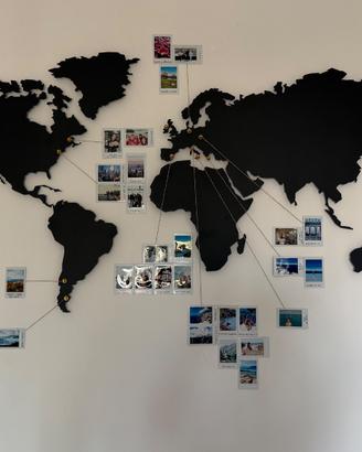 Decorazione magnetica Mappa del mondo