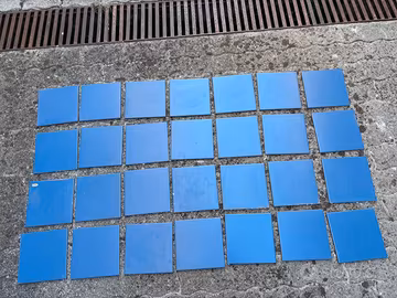 Piastrelle Vintage Blu Cobalto