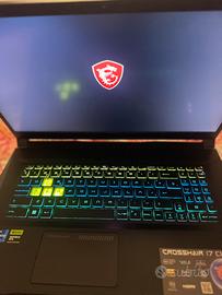 MSI crosshair 17” C12V da gaming