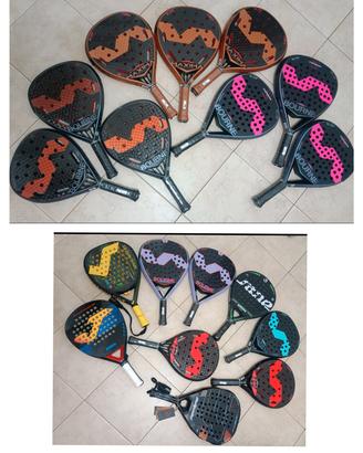 18 racchette nuove 
