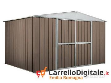 Box in lamiera di Acciaio 360x260cm 9mq tortora