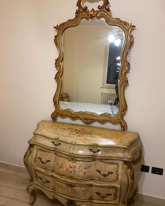 specchiera in stile veneziano 