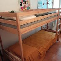  letto a castello e letto matrimoniale