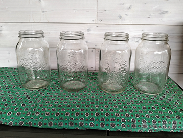 4 barattoli bormioli Rocco da 1500 cl