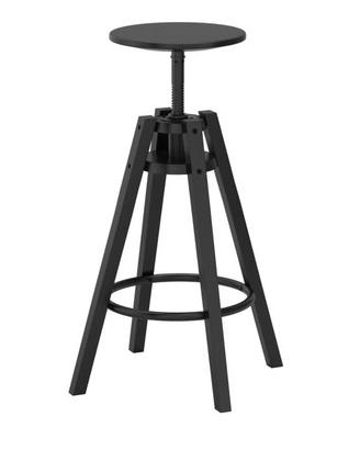 Coppia di Sgabello bar, nero, 63-74 cm
 nero leg