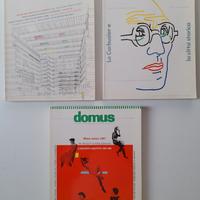 DOMUS 1987, rivista design vintage, lotto 3 pezzi