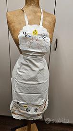 Grembiule da cucina fatto a mano NUOVO