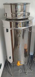 maturatore miele 400kg supporto filtro apicoltura