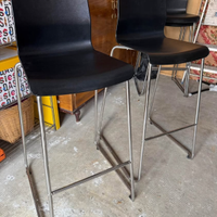 Coppia sgabelli bar neri IKEA