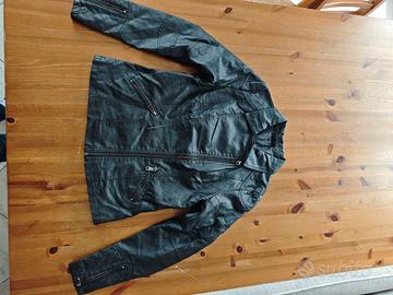 giacca donna ecopelle nera taglia 40 